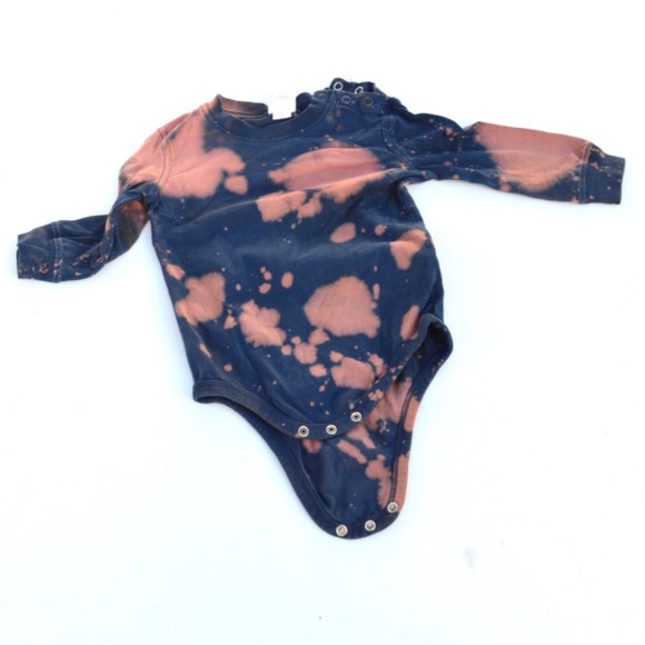 Anticulture Other - Blue Tie Dye One Piece Onesy Long Sleeve Unisex
